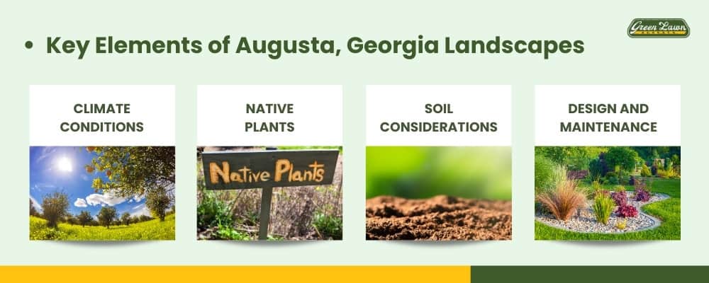 Key Elements of Augusta, Georgia Landscapes