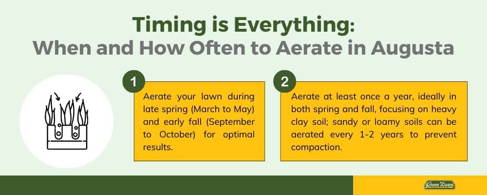 When and How Often to Aerate in Augusta