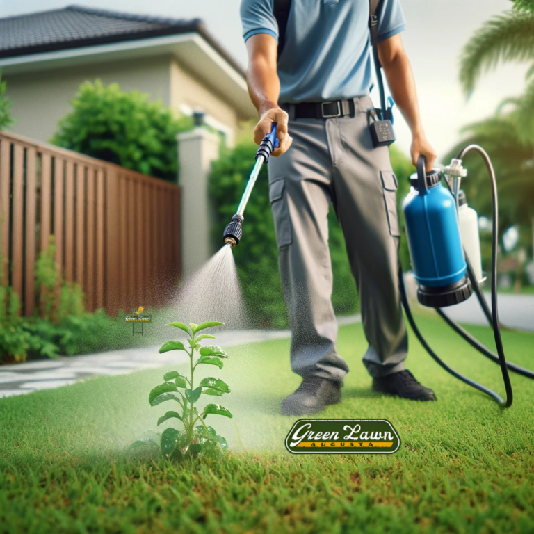 Green-Lawn-Augusta-Spraying-Weeds